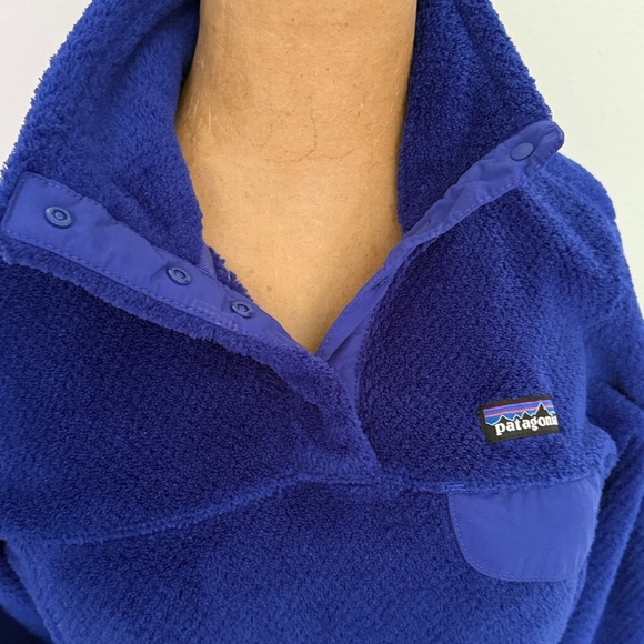 Patagonia sz S Royal Blue Fleece Pullover better sweater - Picture 6 of 9
